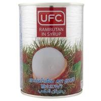 ราคา ยูเอฟซีเงาะในน้ำเชื่อม 565กรัม UFC Rambutan in Syrup 565g. [หมายเลขบาร์โค้ด 8850025124616 ] (54953154450)