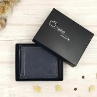 ราคา กระเป๋าสตางค์ผู้ชาย ทรงสั้น (สีกรมท่า) (933982164)