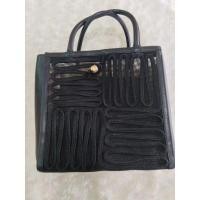ราคา กระเป๋าถือหนังแท้สีดำferragamo (21471807219)