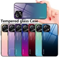 ราคา Xiaomi 11T pro 11tpro Xiaomi 11 Lite 5G NE 11lite 5G NE 11 Ultra 11 Pro 11Ultra 11pro Tempered Glass Phone Case Soft TPU Edge Protection Shockproof Hard Back Cover For Xiaomi Mi 11Lite 5G NE Casing (1