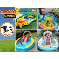 ราคา สระแฟนซี มีสไลเดอร์ และ พ่นน้ำได้ สวนน้ำหรรษาไดโนแลนด์ -สระสไลเดอร์พ่นน้ำได้ สระสไลเดอร์แป้นบาส (5665408452)