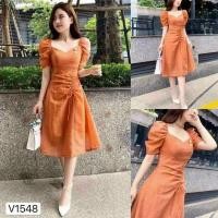 ราคา เดรสสีส้ม(ไลฟ์สด)*** (53706808377)