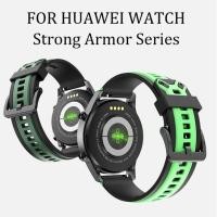 ราคา สายนาฬิกา huawei watch gt 4 สาย Huawei Watch GT 3 Strap เสื้อเกราะ ออกแบบ กีฬา ซิลิโคน Huawei GT3 Strap GT 3 pro / GT2 / GT2 pro /GT2E/ GT3 / Galaxy watch 5 / Amazfit Bip 3 / Amazfit GTR 4 / GTS 2 / g