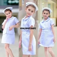 ราคา [พร้อมส่ง] ชุดอาชีพเด็กในฝัน ชุดเด็ก ชุดพยาบาลเด็กคอบัว สุดน่ารัก (43724901236)