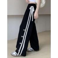 ราคา กางเกงวอร์มขายาว แต่งแถบผ้าลูกไม้ด้านข้าง แอบหวานเบาๆ (28112416160)