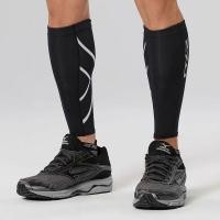 ราคา 2XU ปลอกขารัดน่อง COMPRESSION CALF GUARDS UNISEX#UA1987B-BLKBLK (9686421937)