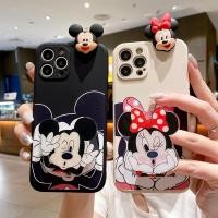 ราคา สําหรับiPhone 17 Air 16E 15 16 14 13 12 Mini 11 Pro Max 6 6S 7 8 Plus X XS Max XRการ์ตูนMickey Minnieน่ารักนุ่มเคสโทรศัพท์ (21385091663)