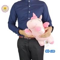 ราคา ตุ๊กตา ม้ายูนิคอร์น 50 cm สีชมพู นุ่มมาก ซักเครื่องซักผ้าได้ไม่เสียทรง horse unicorn doll super soft alicdolly (4402527994)
