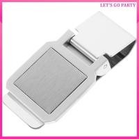 ราคา Steel Money Clip 1แพ็คสำหรับผู้ชาย ที่หนีบธนบัตรใช้งานได้จริง สีเงิน (24812268098)