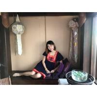 ราคา เดรสพื้นเมือง เดรสภาคเหนือ เดรสชาวเขา สีน้ำเงิน มือสอง (17424250586)