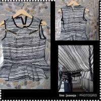 ราคา Aส446(ถุง25)#เสื้อแขนกุดแต่งชายระบายแต่งซิปด้านข้างผ้าชีฟองเนื้อทรายรอบอก :30"วงแขน: 7" เสื้อยาว:20" (19432960000)