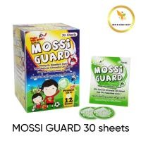 ราคา Mossi Guard ม็อซซี่การ์ด แผ่นแปะป้องกันยุง สติ๊กเกอร์กันยุง ผสมสารสกัดธรรมชาติ 1 กล่อง (30ซอง) (1247445195)