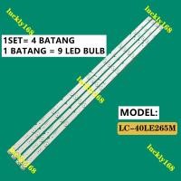 ราคา ชุด LC-40LE265M 1 ใหม่ LC-40LE268M SHARP 40" BACKLIGHT / LED TV LAMP LC-40LE265 LC-40LE268 A-HWCQ40D RUN675TKB437WJZZ Mlz3 40" / (29344395135)
