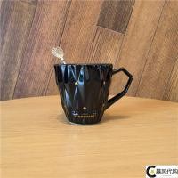 ราคา Starbucks 35 ml กาแฟแก้วสีดำทองพร้อมแท่งกวน (26503043499)