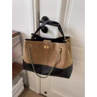 ราคา กระเป๋าสะพายไหล่ข้างเดียว ขนาดใหญ่ หนังกลับและหนังสไตล์ชาแนล เพชรโซ่ เหมาะสำหรับฤดูฝนถึงฤดูหนาว (41379261475)