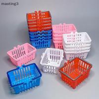 ราคา [ขายส่ง] 10ชิ้นตะกร้าช้อปปิ้งแกล้งเล่นของเล่นจําลองตะกร้าช้อปปิ้งพลาสติกขนาดเล็กตกแต่งเครื่องประดับตุ๊กตา[] (29632524718)