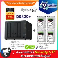 ราคา Synology DS420+ *1 + ST4000VN006(รุ่นใหม่) 4 TB ironwolf nas * 4 By Vnix Group (6545837157)