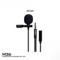 ราคา NUBWO M36 LAVALIER MICROPHONE CLIP ไมค์คลิปออนหนีบปกเสื้อ ไมค์ติดอก ใช้งานง่าย คุณภาพเสียงเคลียชัดเจน (43602104345)