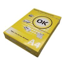 ราคา 【ราคาถูกที่สุด】กระดาษถ่ายเอกสาร A4 OK 70แกรม รีมละ 500 แผ่น ห่อเหลือง (1484127910)