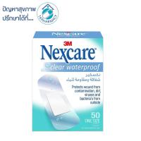ราคา 3M Nexcare Clear Waterproof Bandages 50 ชิ้น/box พลาสเตอร์ใส กันน้ำ ป้องกันน้ำได้ดี (40352391863)