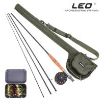 ราคา 28010-T [LEO Fly Fishing Rod Set] No. 5/67/8 ชุดคันเบ็ดตกปลาบิน (41566655506)
