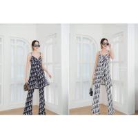 ราคา Set สายเดี่ยวตัวยาวบิดหน้า แหวกด้านหน้าสูง เซ็กซี่เบาๆ แมทช์คู่กับกางเกงขาม้าเองสูงทรงสวย (17867983516)