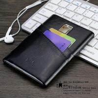 ราคา Blackberry Passport Q30 Case Card Slot Holder PU Leather Hard Back Cover (29367017718)