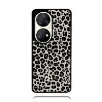 ราคา HUAWEI P50 P40 P30 P20 Pro TPU Rubber Softcase Cheetah Art Cream เคสโทรศัพท์ (56905310203)
