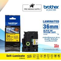 ราคา ลด 600 ใส่โค้ด INCLH11 Brother เทปพิพม์อักษร TZE-SL661 ขนาด 36 mm. พื้นสีเหลือง ตัวอักษรสีดำ ยาว 8 เมตร (2969669262)