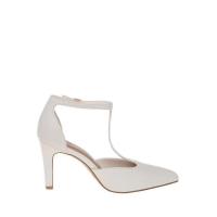 ราคา Payless Fioni Women Saxon T-Strap Pumps - Ivory_04 (51954372523)