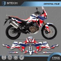 ราคา DSMTECH Custom Motorcycle FOR HONDA AFRICA TWIN CRF1000L 1000cc Graphics Enduro Decals Sticker Kits (40028948605)
