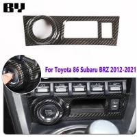 ราคา For Toyota FT86 GT86 Subaru BRZ 2012-2020 ABS carbon fiber Start Stop Engine Button Panel Trim Deco (54405670473)