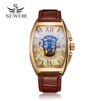 ราคา Sewor นาฬิกาข้อมืออัตโนมัติ แบบกลวง ลายหัวกะโหลก สําหรับผู้ชาย SWQ55 (29550568914)