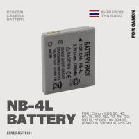 ราคา NB-4L / NB4L แบตเตอรี่กล้องดิจิตอล สำหรับ CANON IXUS -30 40 50 55 60 65 80 100 I20 110 115 120 130 (24207459987)