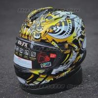 ราคา RX-7X Lion Gold Motorcycle Helmet RX7X Full Face Helmet RX-7X Corsair-X RX-7V Casco Size M-XXL Japa (41127738517)