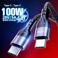 ราคา USB C to C Cable 100W PD Fast Charge Type C 5A For Laptop Smartphone (54854936985)