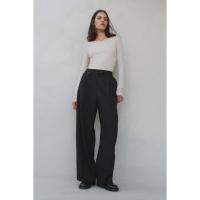 ราคา H&M(เอชแอนด์เอ็ม) กางเกงทรงตรงมีรอยพับตรงขา ผู้หญิง 1244602_2 (28625866515)