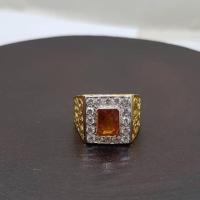 ราคา แหวนบุษราคัมล้อมเพชร (984587110)