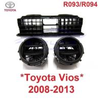 ราคา 1ชุด ตามรูป ช่องแอร์ TOYOTA VIOS 2008 - 2013 ช่องปรับแอร์ โตโยต้า วีออส ชุดแอร์ ช่องลมแอร์ ที่ปรับแอร์ (28879398647)