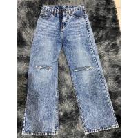 ราคา มือสอง Jeans House กางเกงยีนส์ เอวสูง ขากระบอก ทรงกว้าง สภาพดี (22354818255)