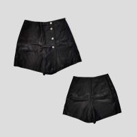 ราคา กางเกงหนังขาสั้นเอวสูง (10445801088)