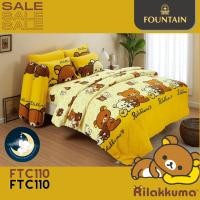 ราคา ❤️Rilakkuma❤️"ของแท้พร้อมส่ง" FTC110 ชุดผ้าปูที่นอน ริลักกูมะ ชุดผ้านวมครบชุด ยี่ห้อ Fountain (23989197632)