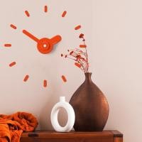 ราคา นาฬิกาOn-Time V1M สีส้มปะการัง coral orange ติดตั้ง48-60 cm Wall Clock แขวนผนัง ติดผนังไม่เจาะผนัง เข็มนาฬิกาใหญ่ (29987369597)
