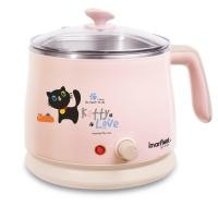 ราคา กระติกน้ำร้อน IMARFLEX หม้อต้มอเนกประสงค์พร้อมซึ้ง รุ่น IF-141 ความจุ 1.5 ลิตร ซึ้งนึ่งฝาแก้ว ลายแมวสีชมพู (25614058349)