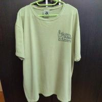 ราคา เสื้อยืดคอกลม ป้ายAnvil รุ่นเก่า made in USA สีเขียวอ่อน สกรีนจม (27484854293)