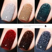 ราคา ꕥ-ꕥยาทาเล็บสีดำกระพริบสียอดนิยมยาทาเล็บใหม่ (26801639809)