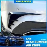 ราคา For BMW G20 M Sport Rear Bumper Lip Spoiler 330i 330d 330e M340i 2019-2021 Rear Bumper Air Vent Out (48753165282)