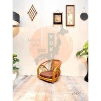 ราคา เก้าอี้หวายญี่ปุ่น ติดพื้น หมุนได้ เฟอร์นิเจอร์ไม้หวาย ญี่ปุ่นมือสอง (55251716393)