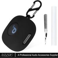 ราคา เคสซิลิโคนสําหรับ Anker Soundcore Sport X20 หูฟังป้องกัน Cove พร้อมคาราบิเนอร์ + ปากกาทําความสะอาด (27339138829)