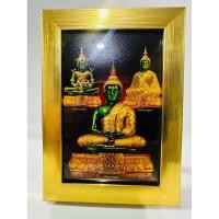 ราคา ภาพพร้อมกรอบ พระแก้วมรกต3ฤดู ขนาดรวมกรอบ5x7นิ้ว (29662171798)
